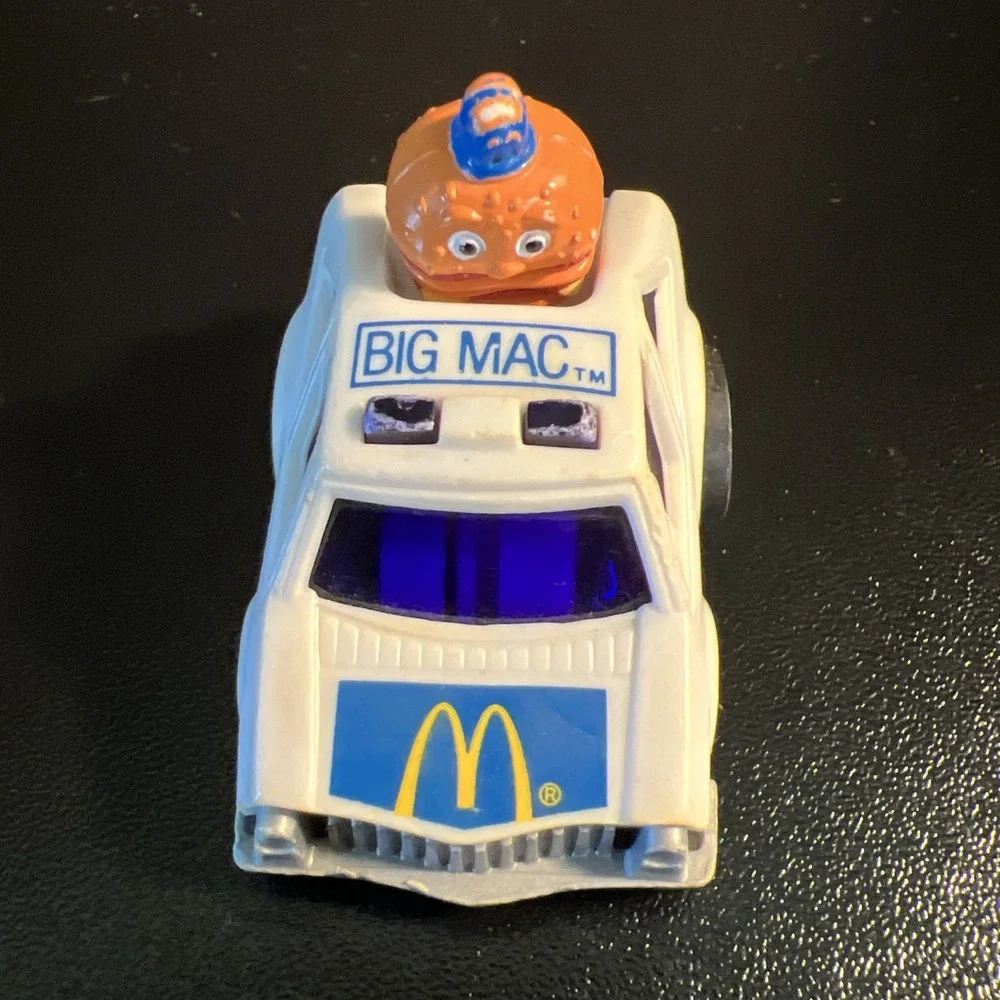 1984 ERTL McDonalds BIG‎ MAC POLICE PULL BACK CAR Happy Meal Toy Mayor McCheese